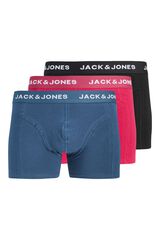 Jack & Jones Pack of 3 cotton boxers burgundy
