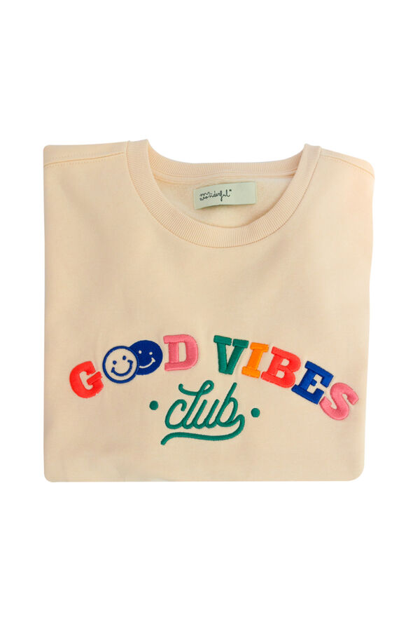 Womensecret Sweatshirt - Good Vibes Club rávasalt mintás