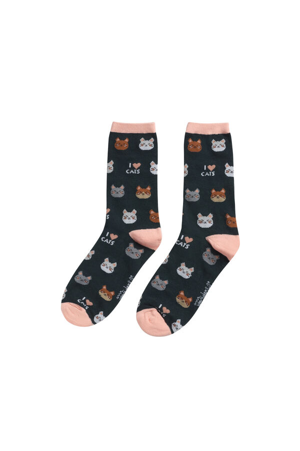 Womensecret Cat socks S uzorkom