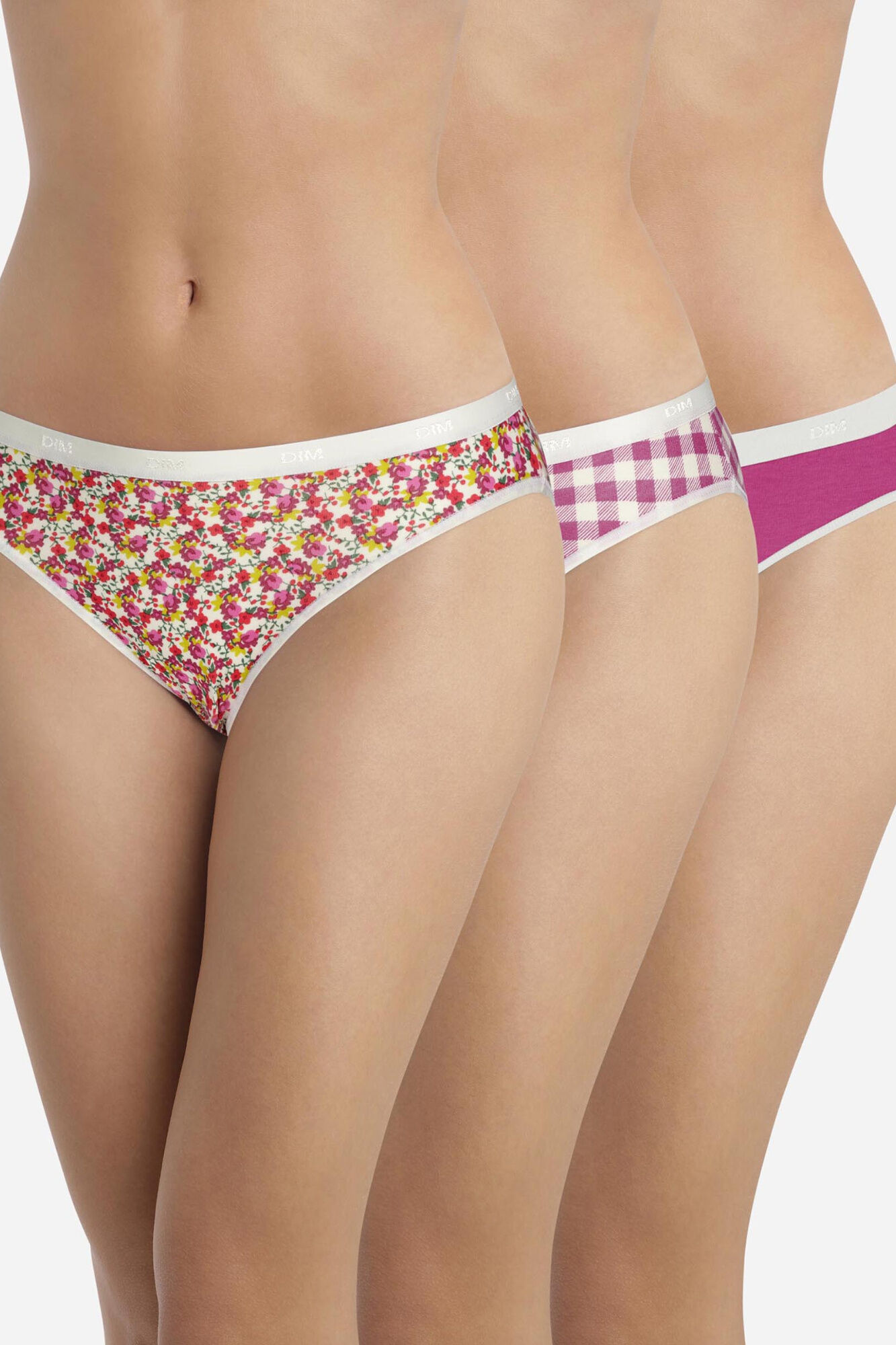 DIM Pack 3 bragas estampadas