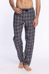 Punto Blanco Pantal&oacute;n largo de pijama tela Basix gris