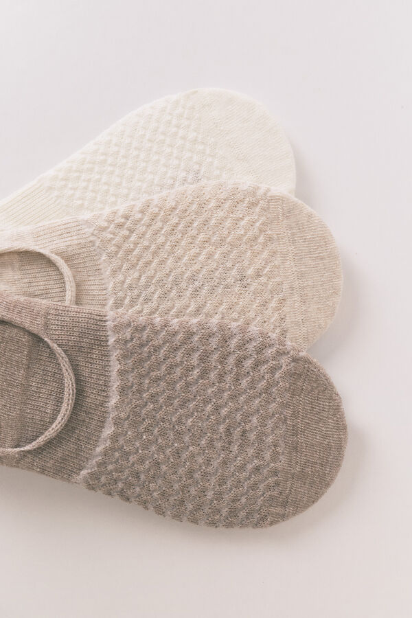 Women'secret Paket od 3 čarape čarape bez navlačenja  Print