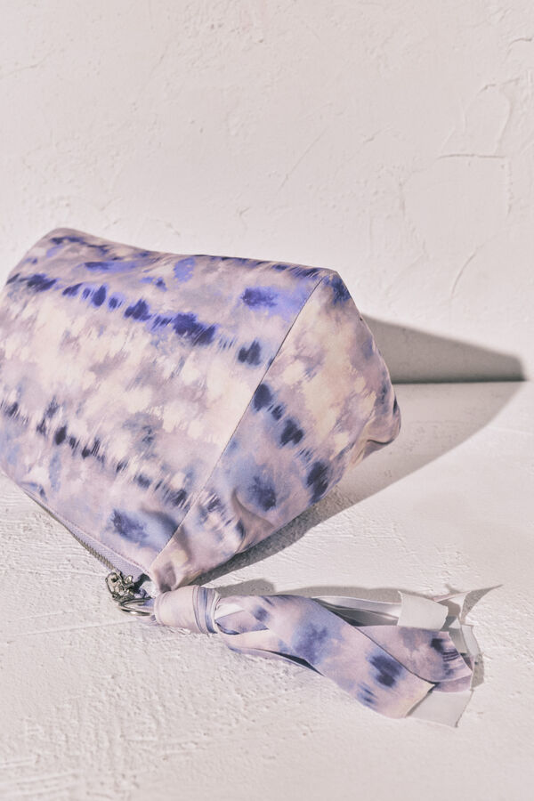 Women'secret Sac pour maillot de bain imperm&eacute;able tie dye lila bleu