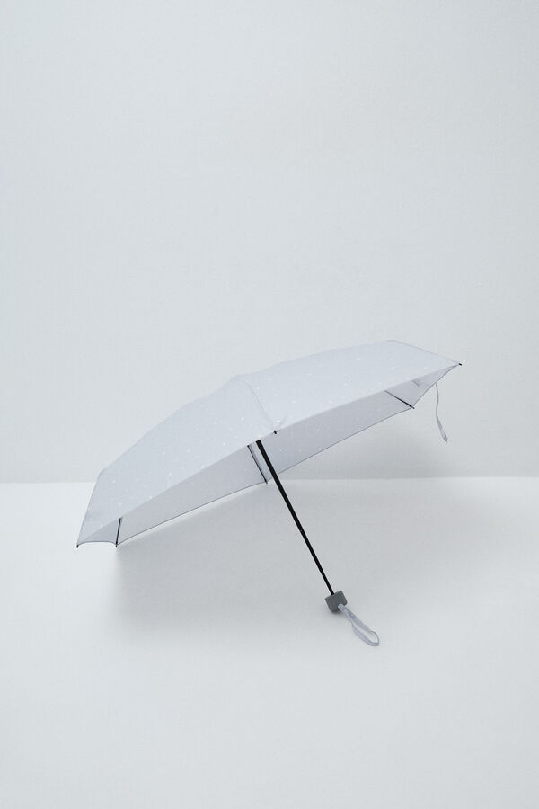 Women'secret Star print lightweight umbrella grey