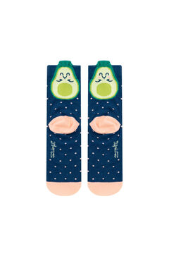 Womensecret Socks in size 35-38 - Avocado mit Print