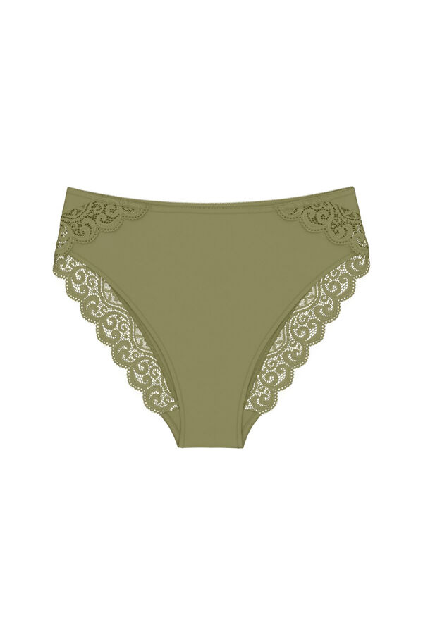Triumph Microfibre classic hip panty green