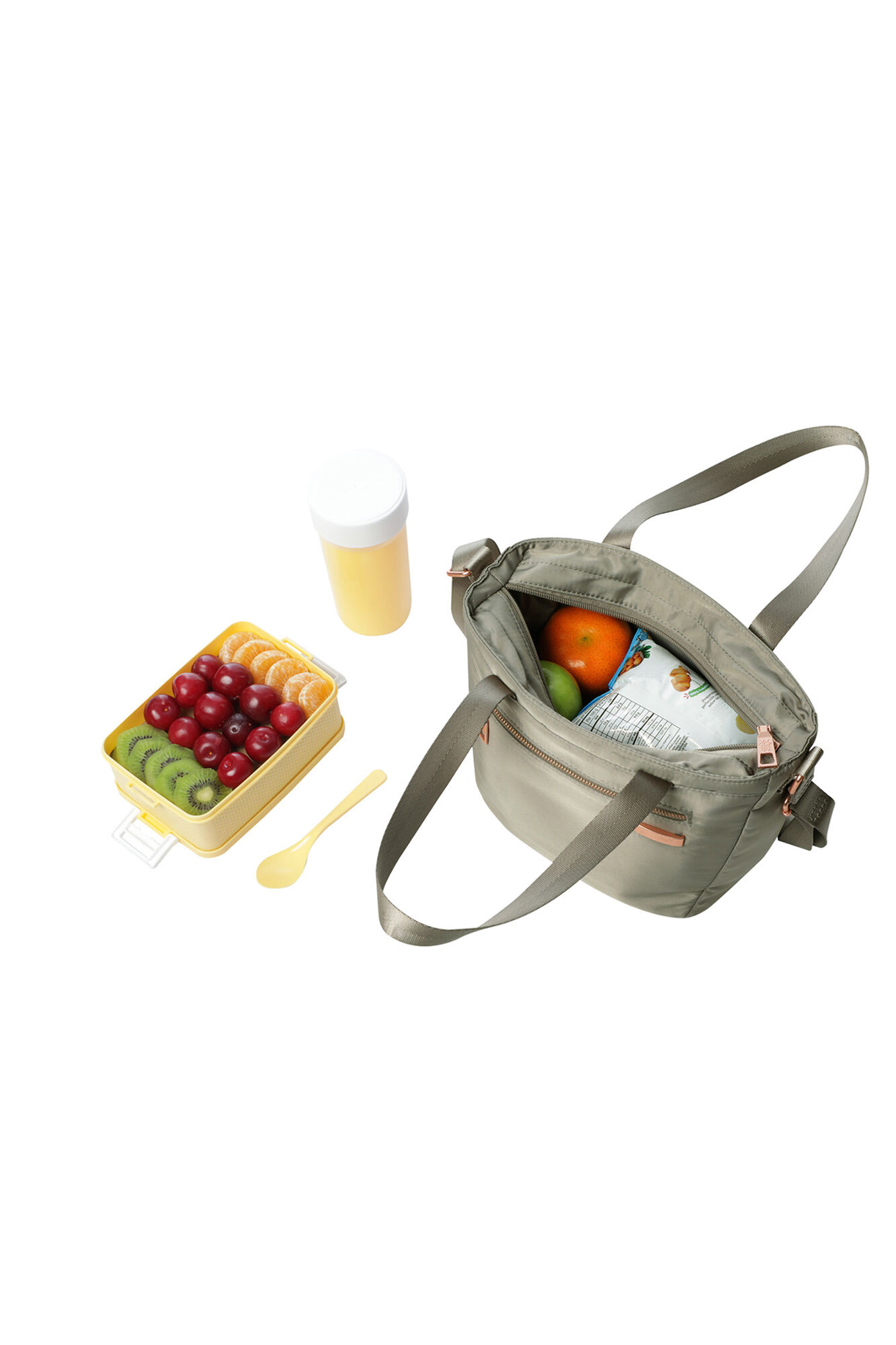 Totto Pasiflora Lunchbag - Taupe