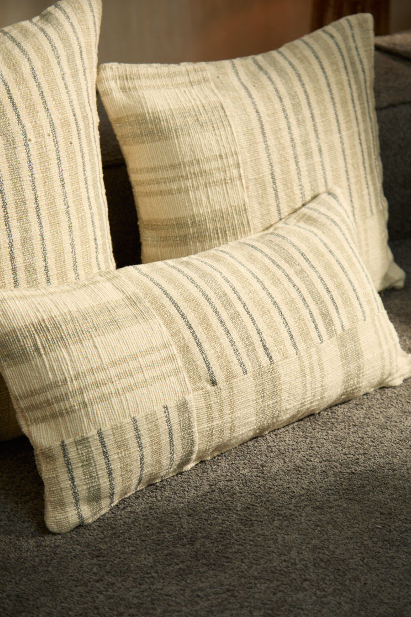 Calma House Capa de almofada Bacoli cinza