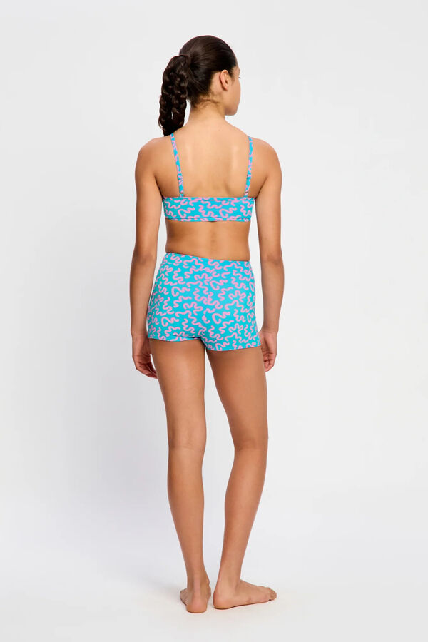Modibodi Menstrual swimwear short blue