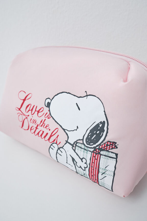 Women'secret Pink Snoopy case vanity case pink