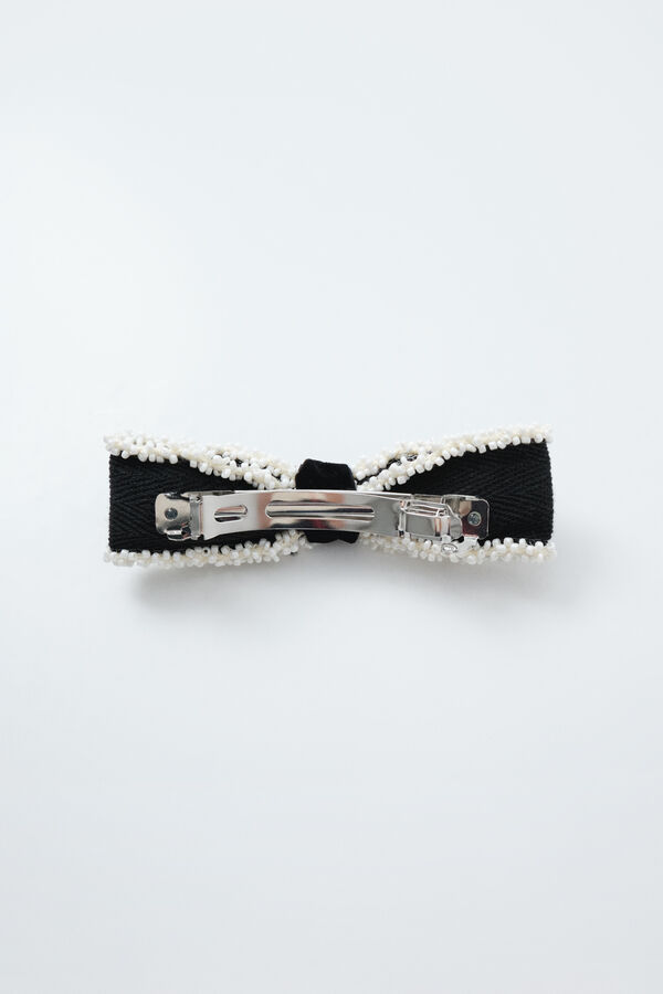 Women'secret Pince &agrave; cheveux noeud noire noir