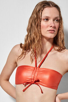 Womensecret Bandeau bikini top red