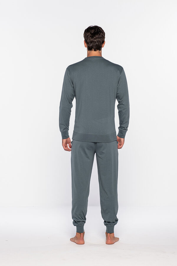 Punto Blanco Pijama largo hombre kaki