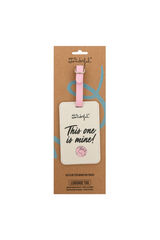 Mr. Wonderful Etiqueta da mala estampado
