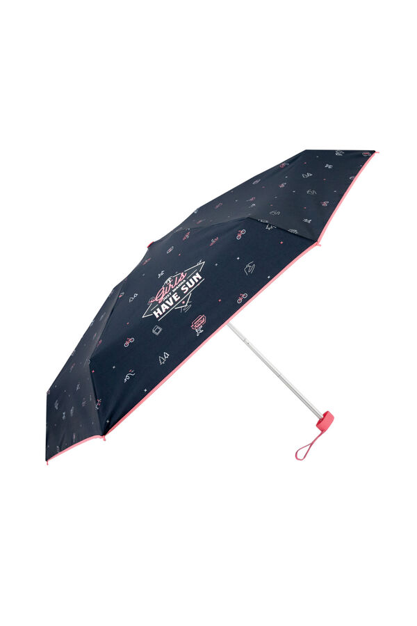 Womensecret Guarda-chuva pequeno de viagem estampado