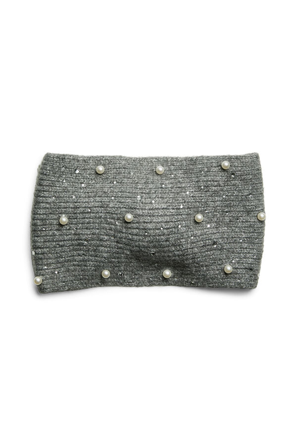 Pieces Diadema Punto Perlas gris