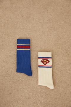 Womensecret 2er-Pack Superman-Socken Grau