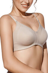 Selene Sujetador capacidad sin aros Blanca nude