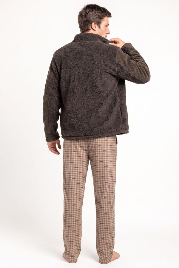 Admas Men's Ski Club robe nude