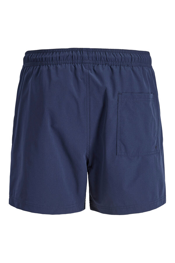 Jack & Jones Basic plain logo swimwear blue