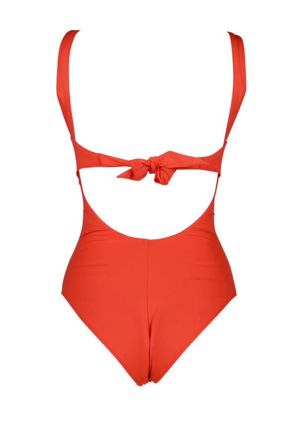 Womensecret Shaping-Badeanzug in Orange Rot