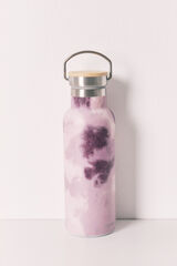 Women'secret Pink stainless steel printed bottle pink