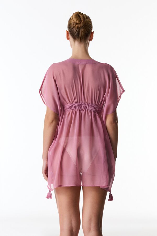 Penti Basic V-Neck Beach Kaftan pink