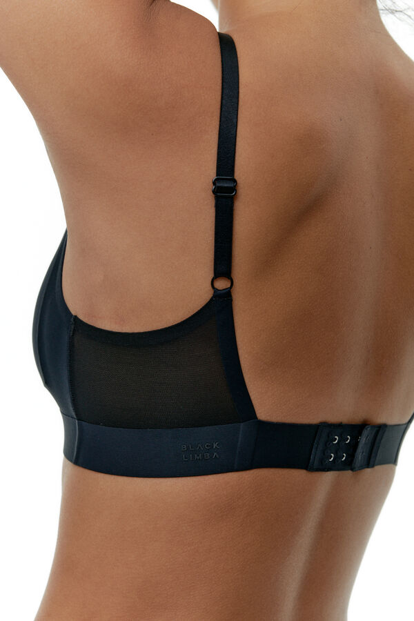Black Limba Jane Black Halter Bralette czarny