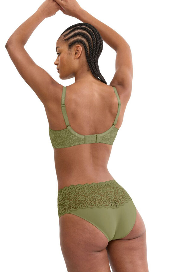 Triumph Sujetador reductor jacquard verde
