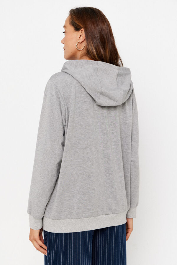 Womensecret Maternity sweatshirt with baby sling gris