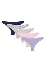 Penti Pacote de 5 cuecas brasileiras estampado