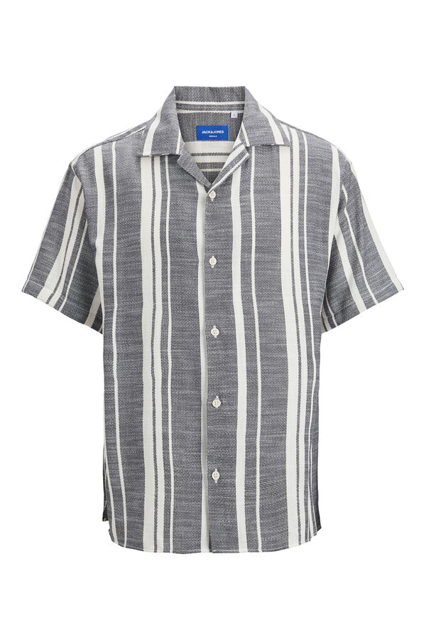 Jack & Jones Camisa de manga corta rayas negro