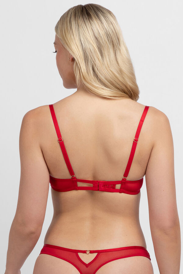 Dorina Balconette unpadded bra Erin burgundy