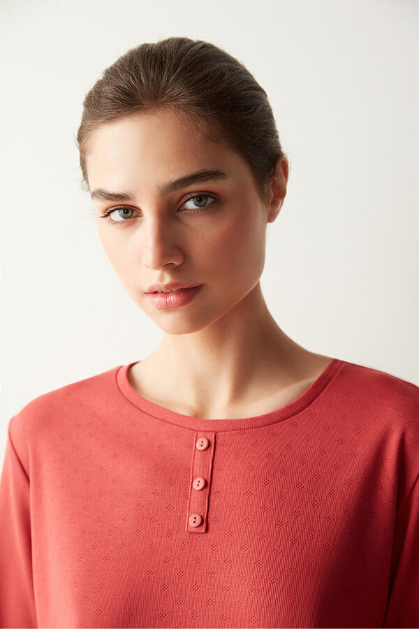 Penti Red check thermal pyjamas Print