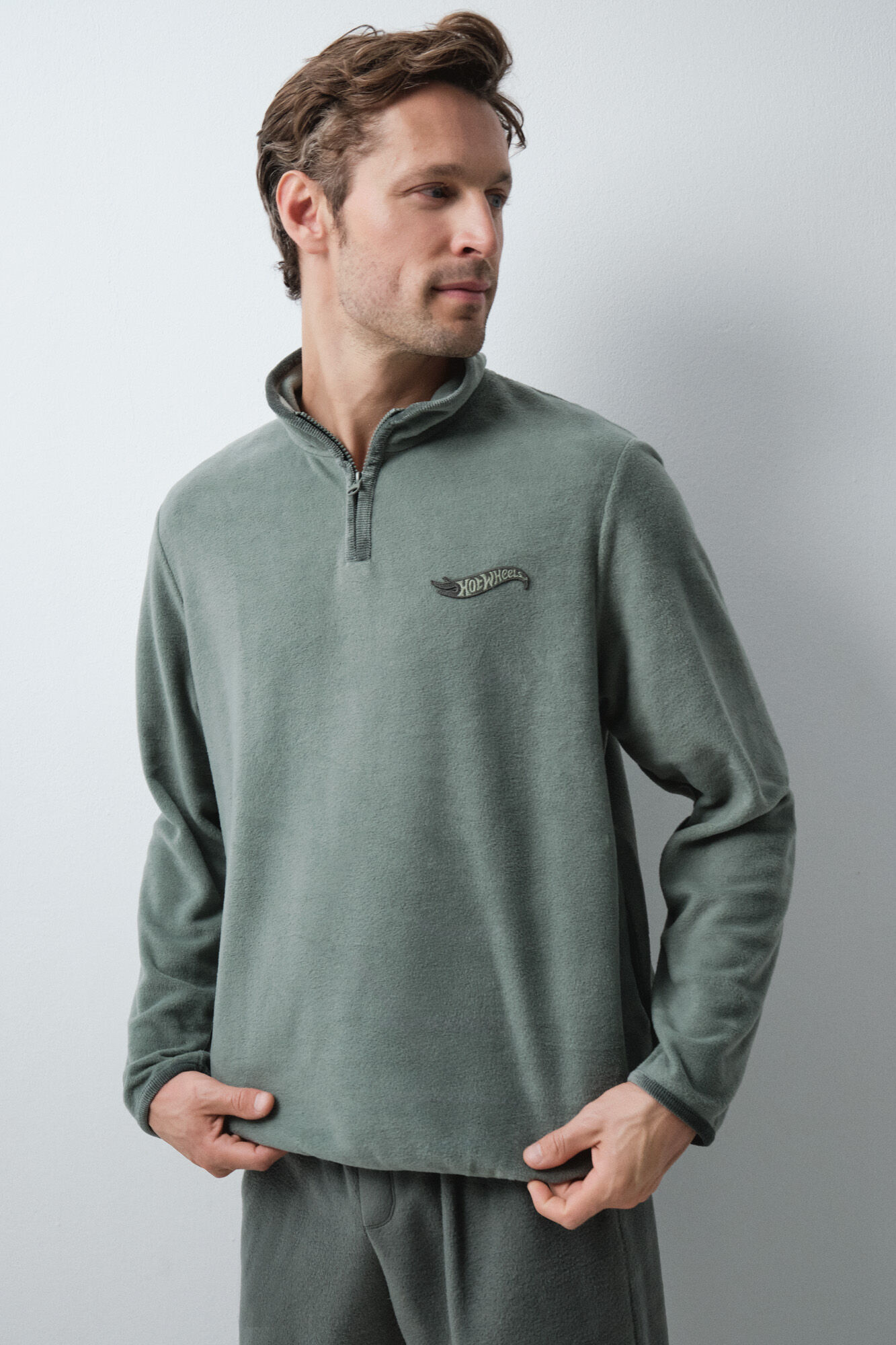Women'secret Men's fleece long pyjamas