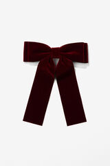 Vilanova Grampo de cabelo com la&ccedil;o vermelho