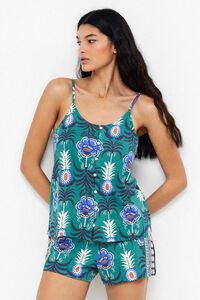 Gisela Short algod&oacute;n estampado pi&ntilde;as