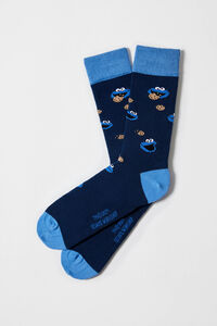 Besocks Calcetines altos Besocks de algodón orgánico color azul marino