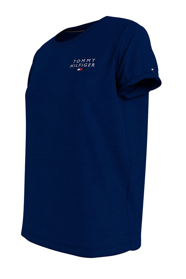Womensecret T-shirt manga curta logo azul