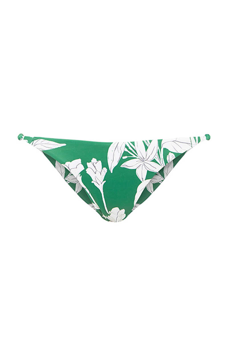 Womensecret Green floral Brazilian bikini bottoms green
