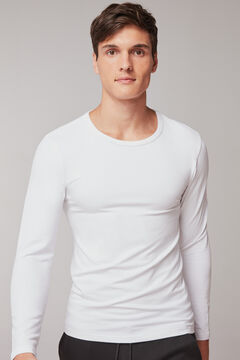 Womensecret Camiseta térmica manga larga hombre branco