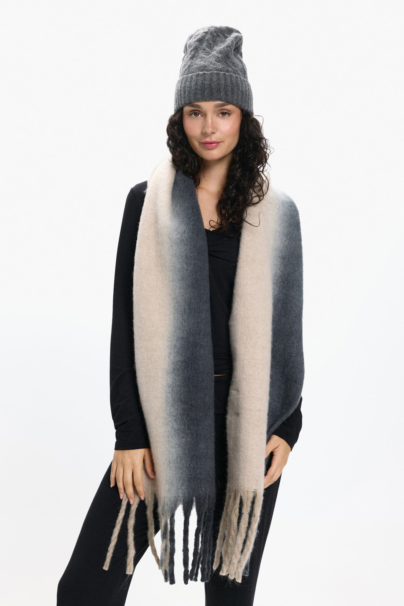 Pieces Bufanda Larga Colores Flecos