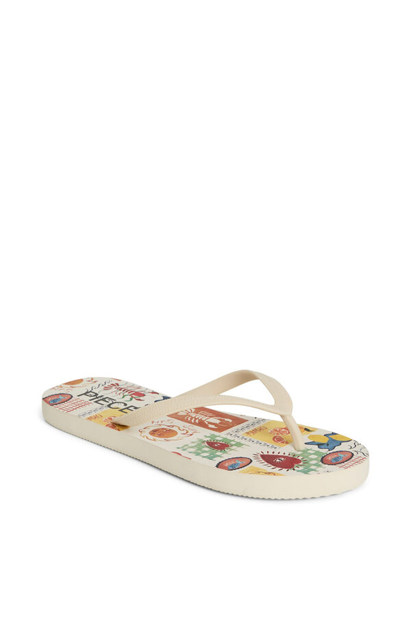 Pieces Tong de plage blanc