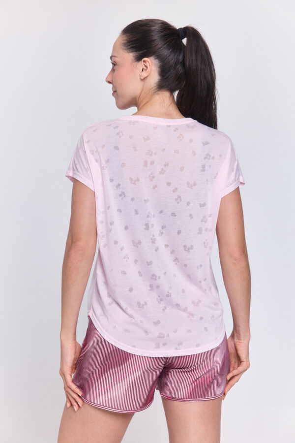 Only Play Camiseta manga corta soft coral