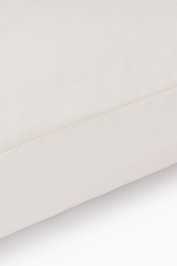 Textura Percale cotton pillowcase brown