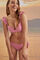 Womensecret Pink side-tie Brazilian bikini bottoms pink