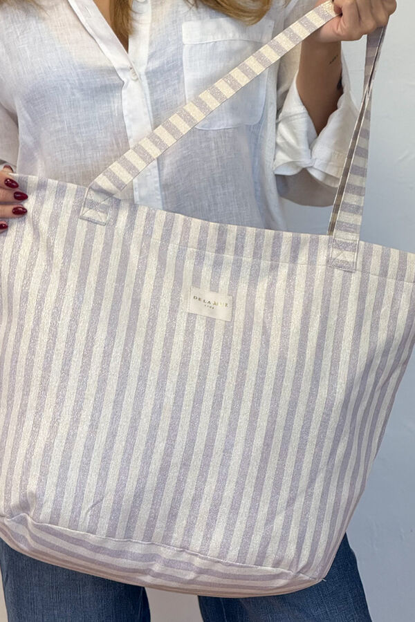 De La Mur Bolsa Grande Cremallera Lulil morado/lila