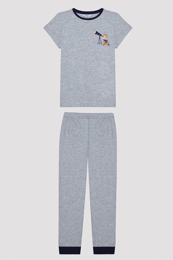 Womensecret Boy Galaxy Watcher 2 pack  Pajama Set rávasalt mintás
