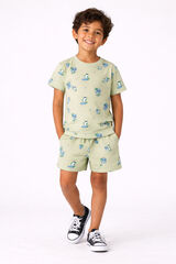 Name it T-Shirt- und Shorts-Set Gr&uuml;n