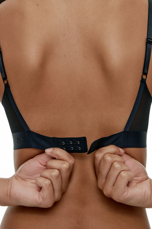 Black Limba Jane Black Halter Bralette czarny